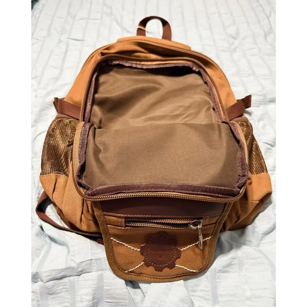 KAUKKO Men Canvas Backpack Laptop School Satchel Travel camping Bag Rucksack 316
